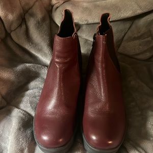 Fly London Boots- Size 40/9.5- color Maroon- super comfortable.
